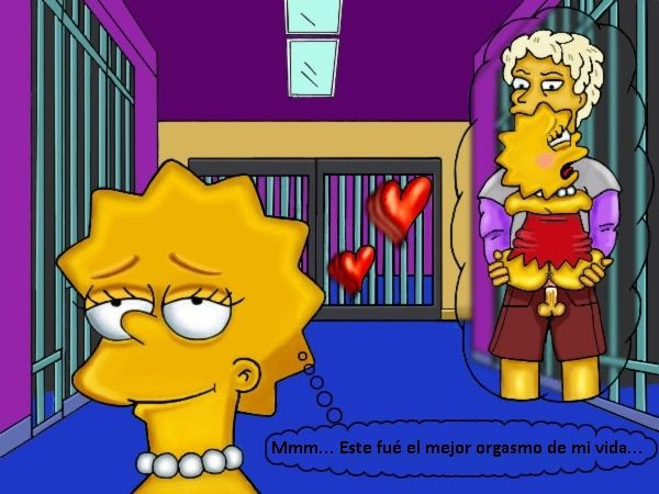 Comic xxx de "Los Simpsons" - La visita de Lisa page 9 full
