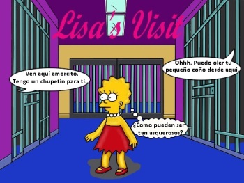 Comic xxx de "Los Simpsons" - La visita de Lisa cover