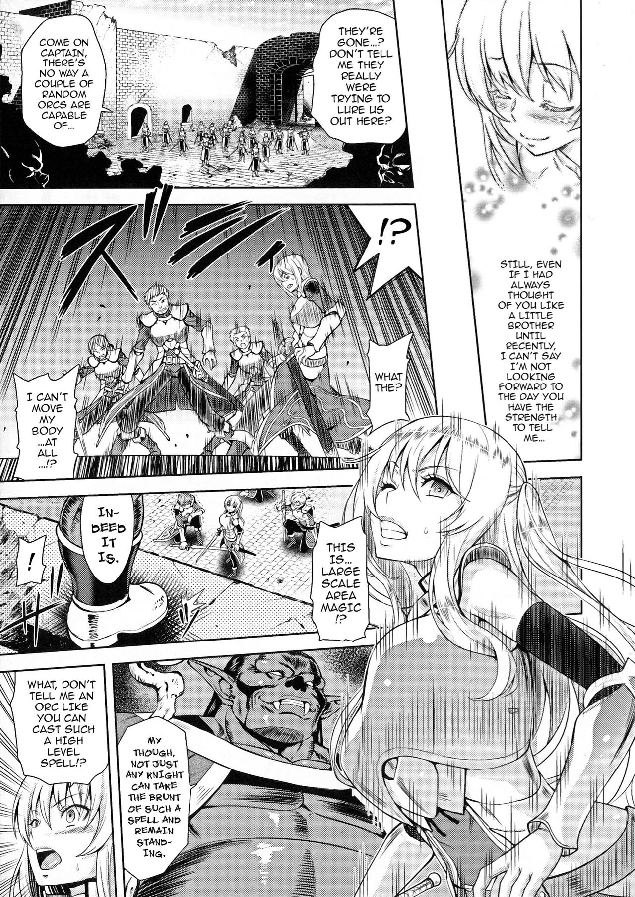 Erona ~Orc no Inmon ni Okasareta Onna Kishi no Matsuro~ | Erona ~The Fall of a Beautiful Knight Cursed with the Lewd Mark of an Orc~ Ch. 1-6 page 7 full