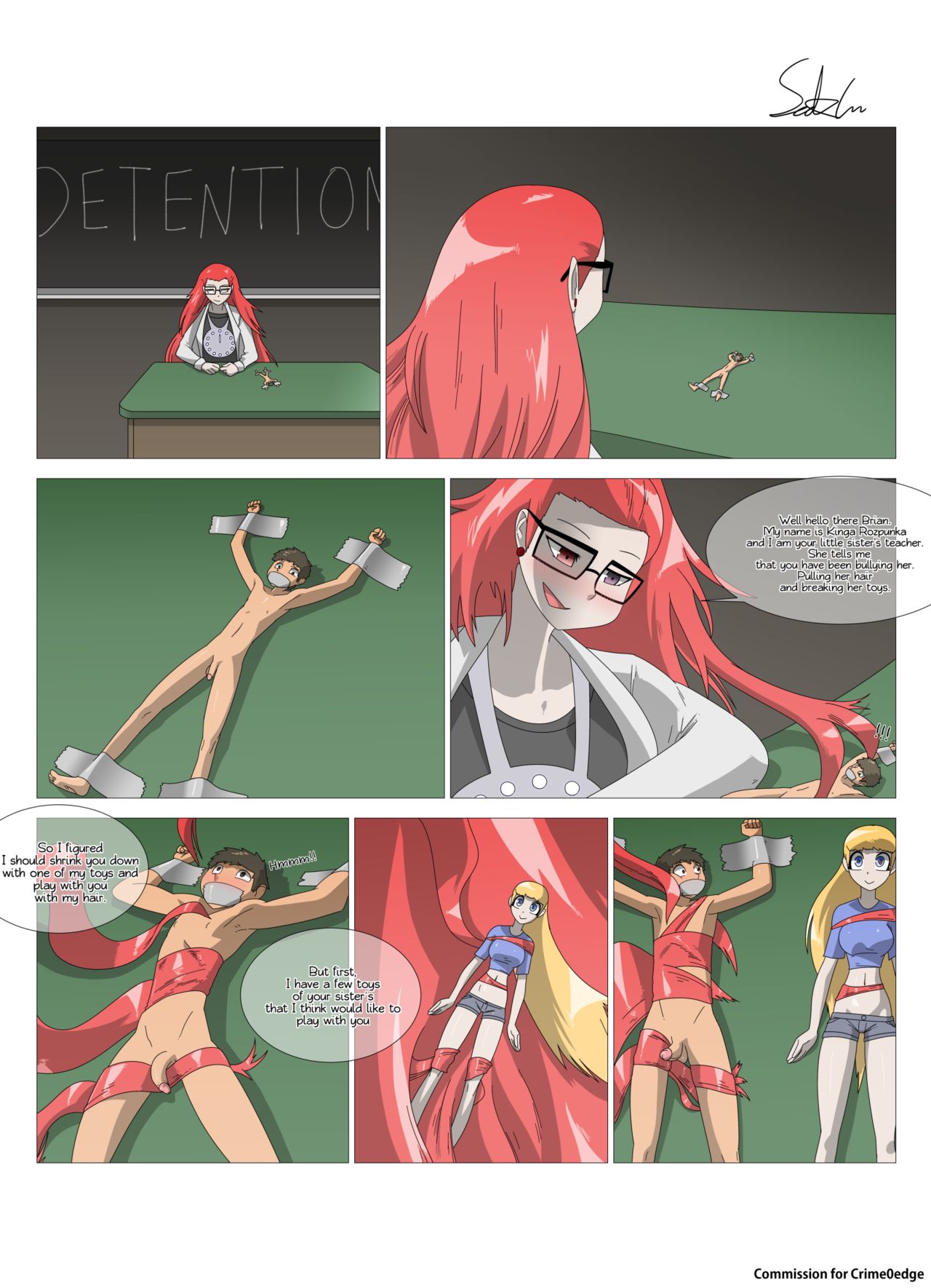 Kinga's idea of detention page 1 full