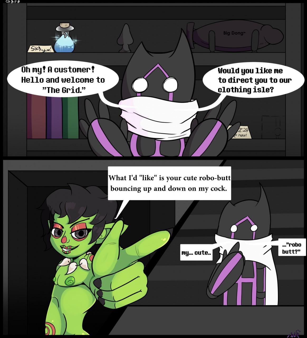 Green &amp; Purple page 4 full
