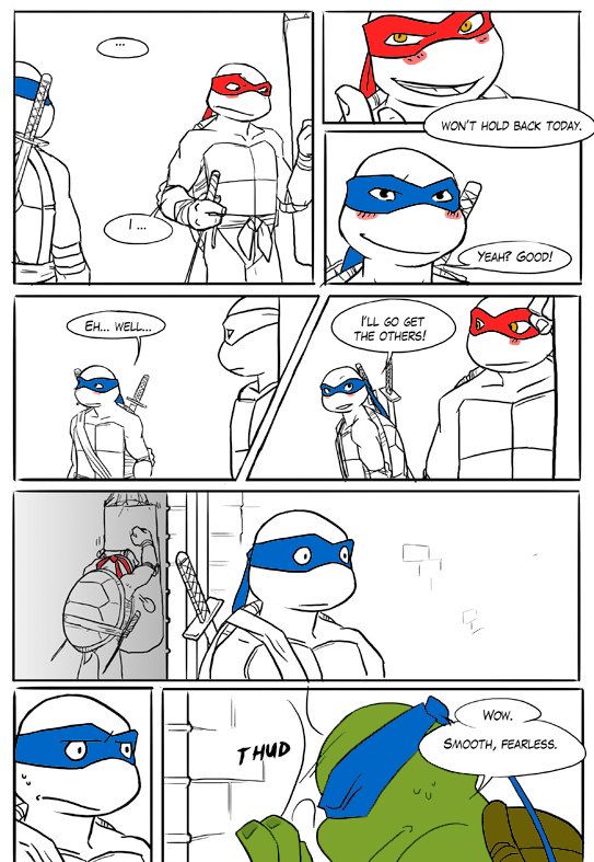 TMNT Black and Blue ch. 1 Colored by: Amateur page 10 full