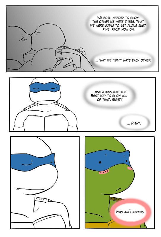 TMNT Black and Blue ch. 1 Colored by: Amateur page 2 full