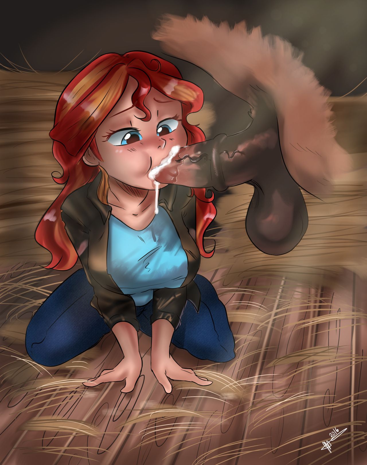 Stallion On Humanized Pony page 7 full