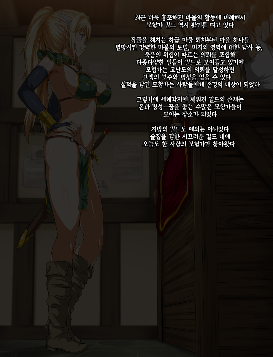 Mamono no Nie ~Torawareta Elf no Matsuro~ |마물의 희생양  ~사로잡힌 엘프의 말로~ page 2 full