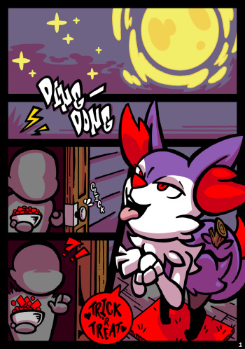 Halloween with Braixen cover