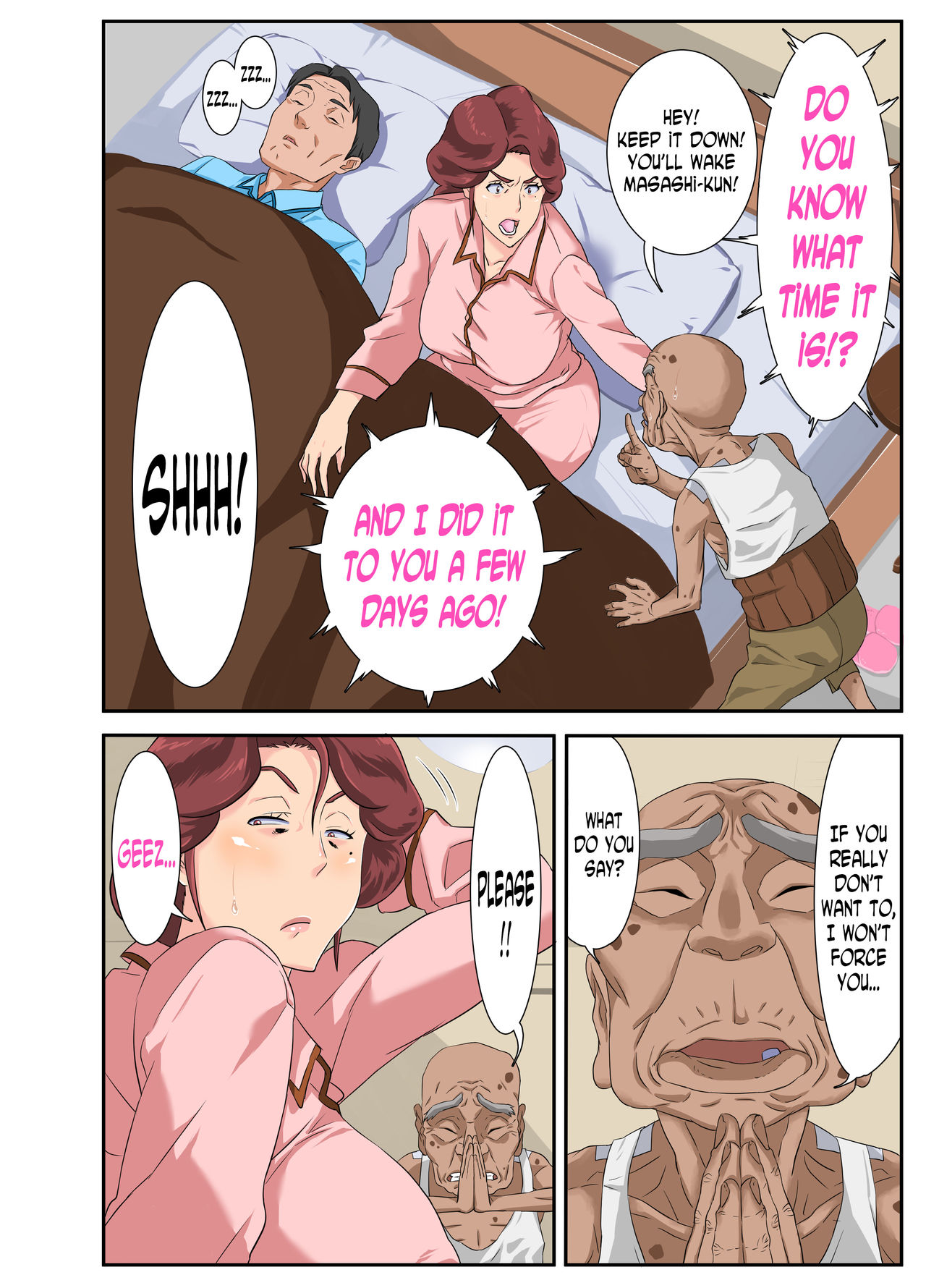 Kyojiri Tsuma Keiko to Zetsurin! Sukebe Jii page 5 full