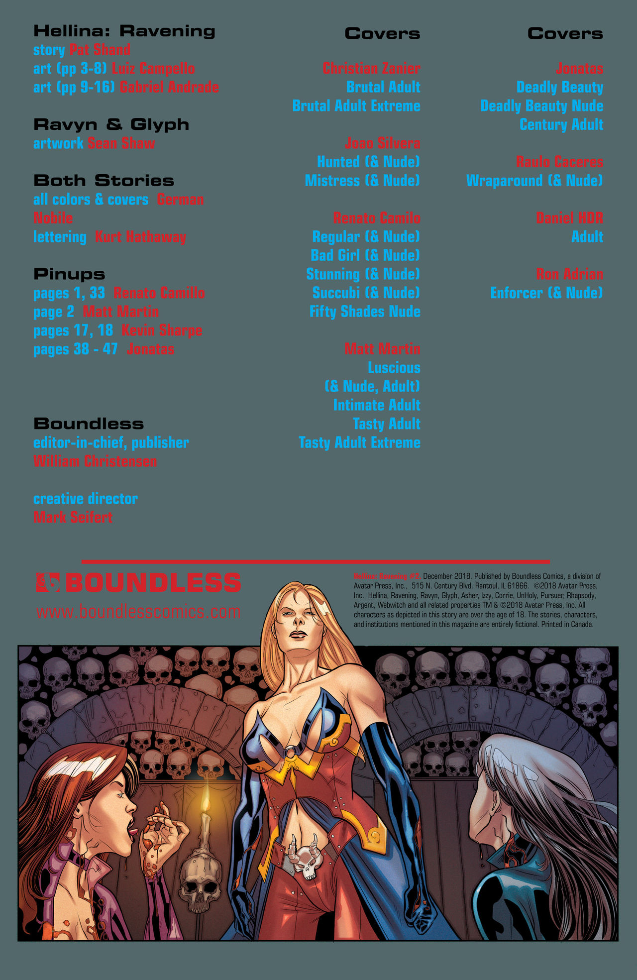 Hellina: Ravening #2 page 2 full