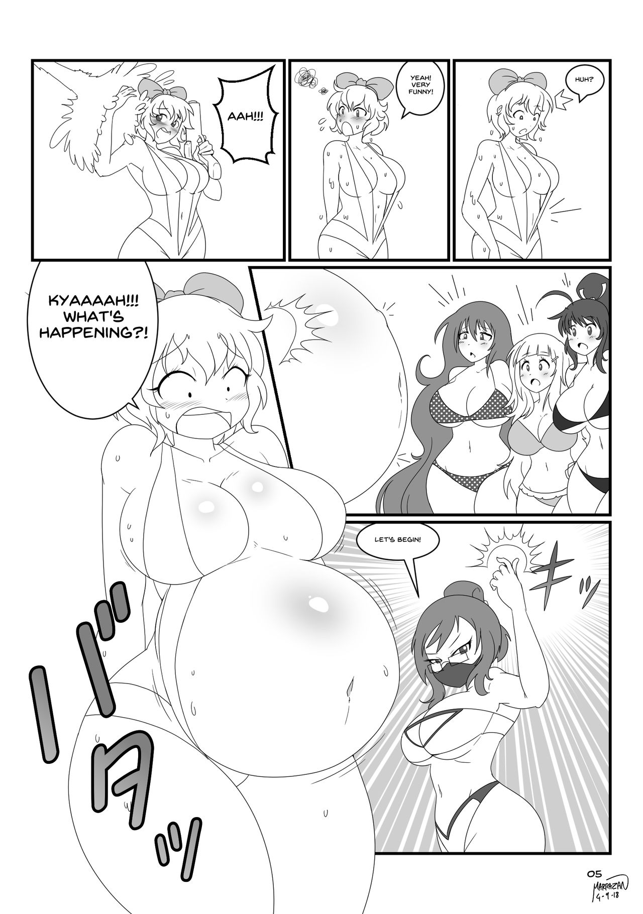 Senran Kagura: Preggo Beach Splash page 6 full