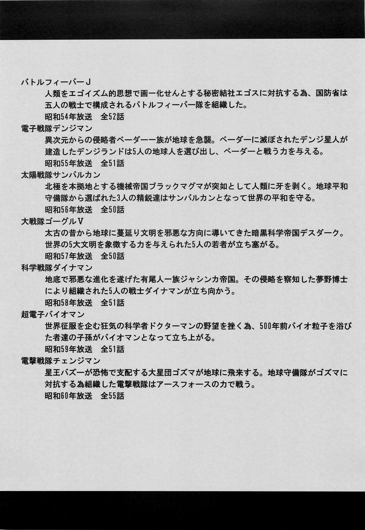<<Tokusatsu>> Superheroine Sentai 80's page 4 full