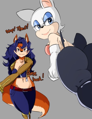 Carmelita Vs Rouge cover