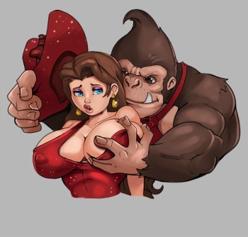 Pauline X Donkey Kong cover