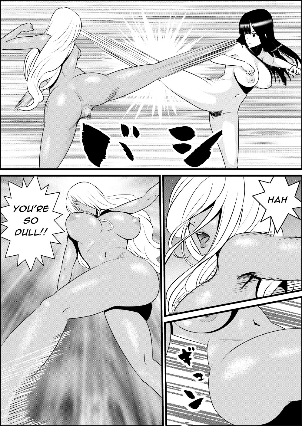 Zenra de Battle Manga | Naked Battle Manga page 9 full