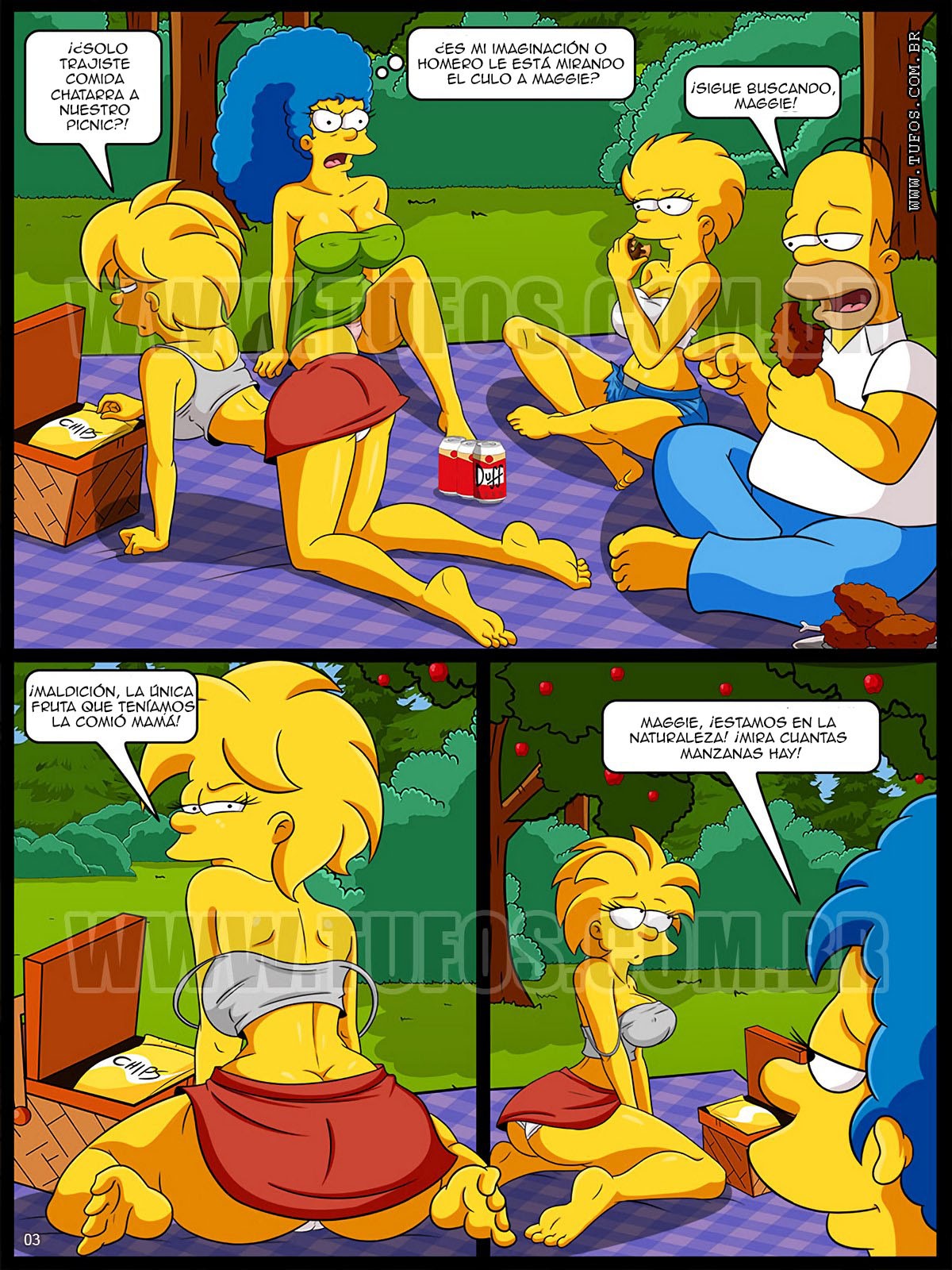 Picnic Prohibido – Los Simpsons page 3 full