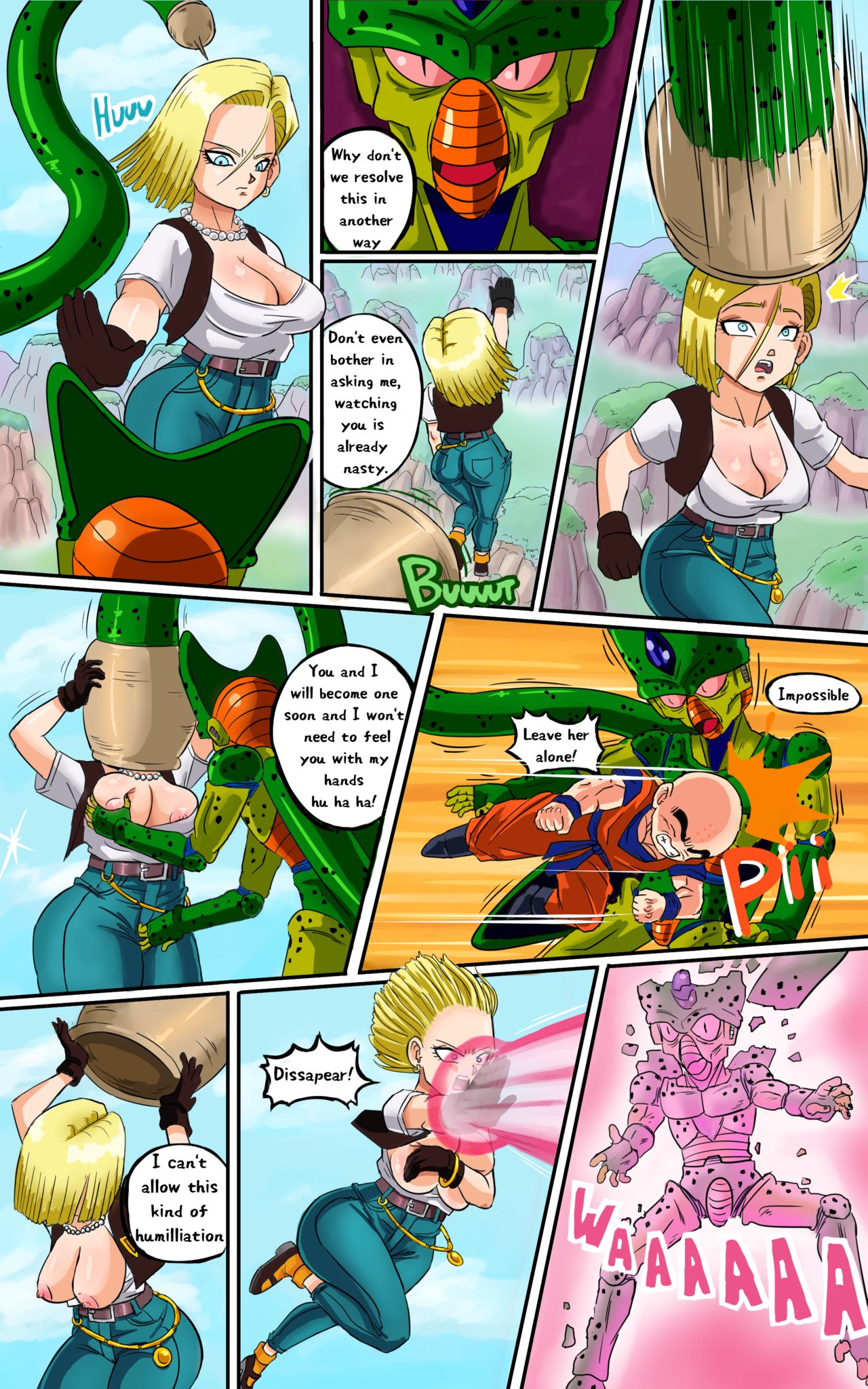 Android 18 meets Krillin page 8 full