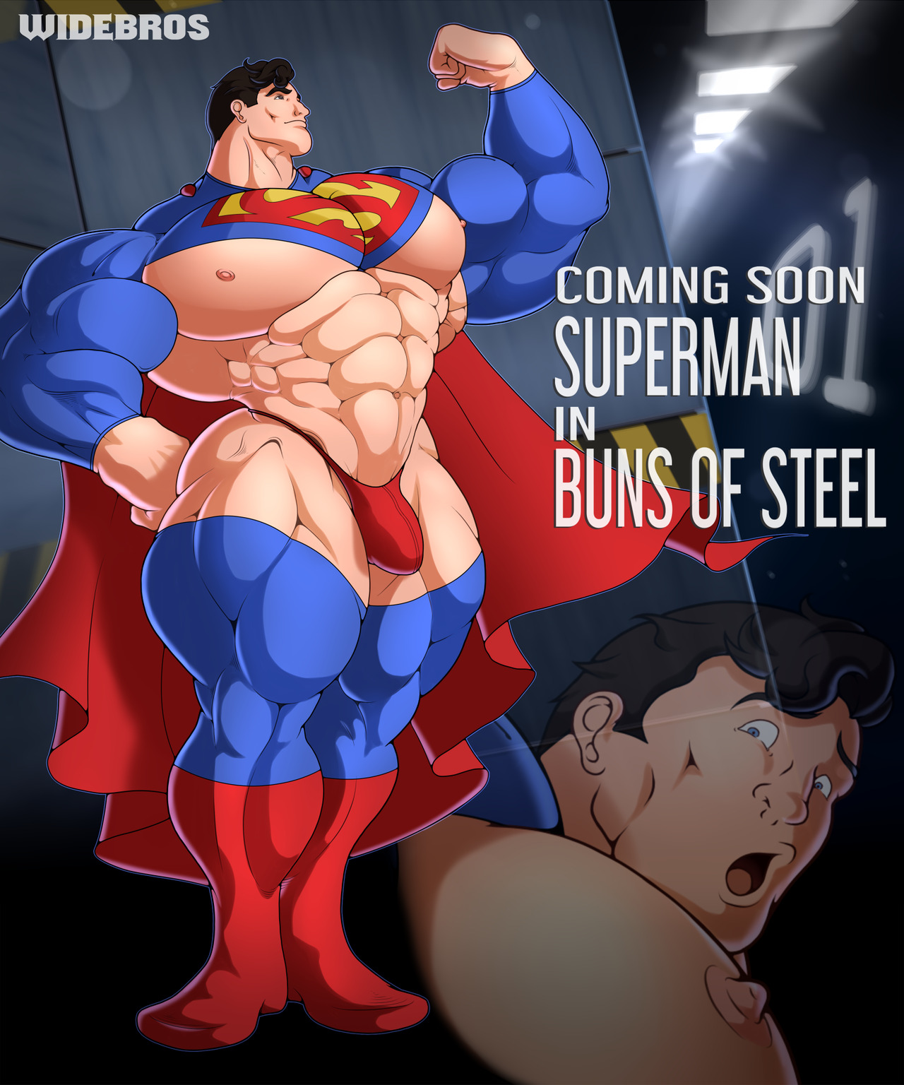 Superman in Buns of Steel page 1 full