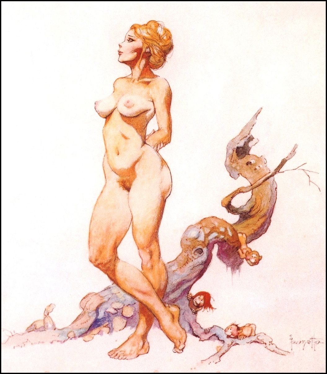 Vintage Erotica - The Girls of Frank Frazetta page 1 full