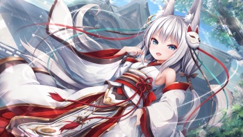 Jinja de Ishi o Nagetara Okitsune Loli Baba-sama ni Atatte Bachi ga Atarimashita cover