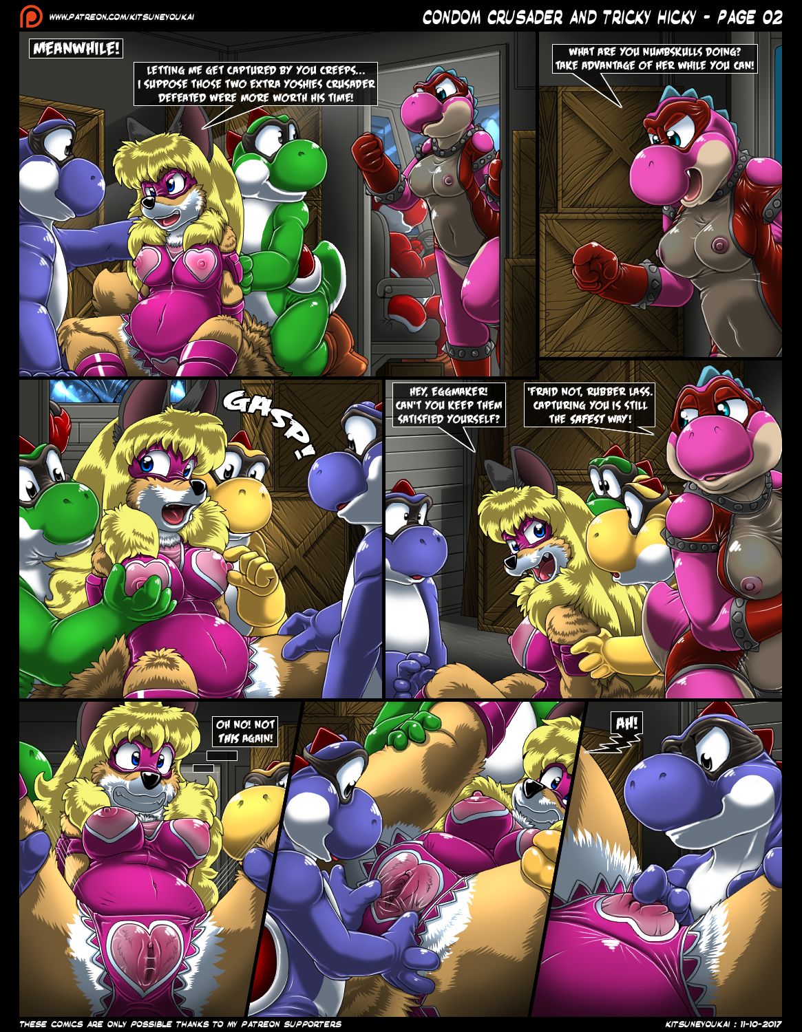 Condom Crusader and the Tricky Hicky by Kitsune Youkai page 3 full