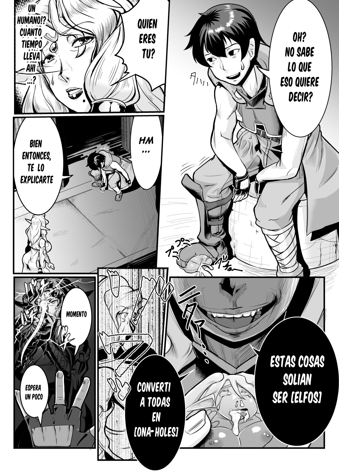 Isekai ni Shoukan sareta Ore ga Kourusai Elf Oyako o Onahoka shite Yaru Ken page 5 full