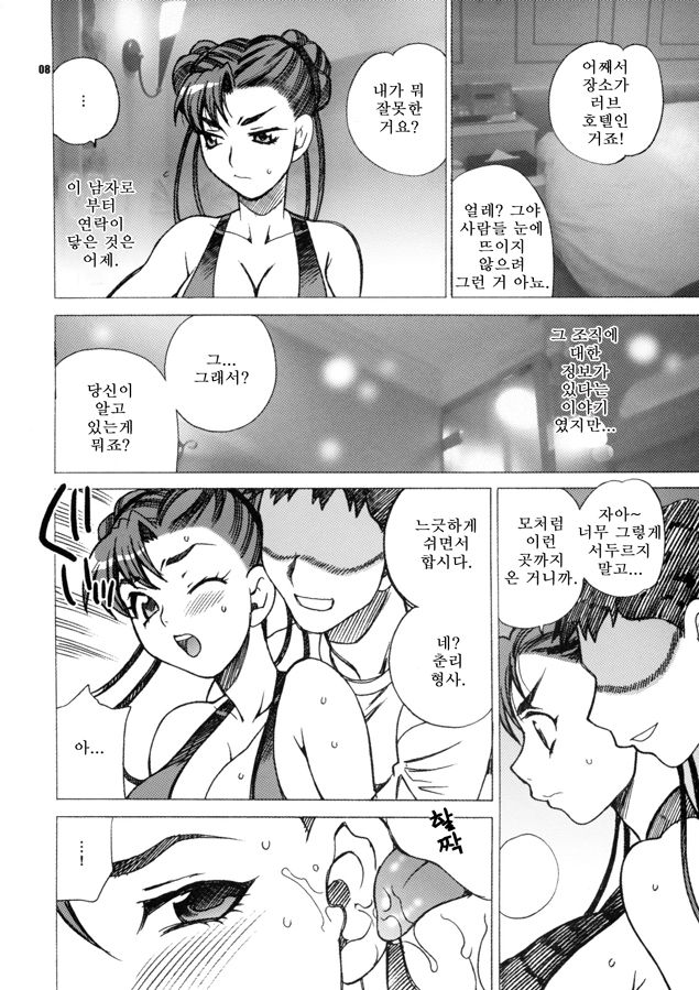 Yukiyanagi no Hon 18 Chun-Li Keiji no Oppai Sousa page 8 full