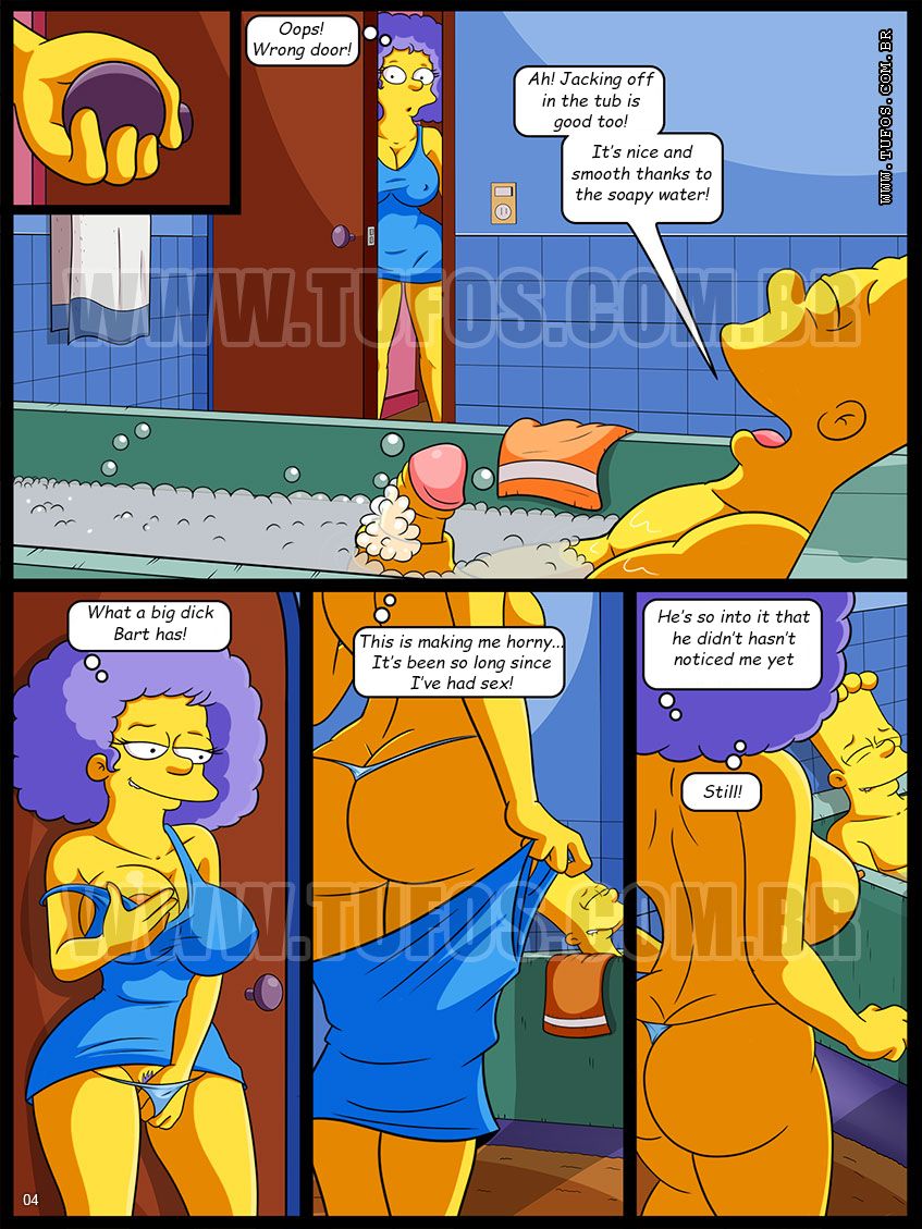 In the Bath with the Aunts - The Simpsons page 3 full