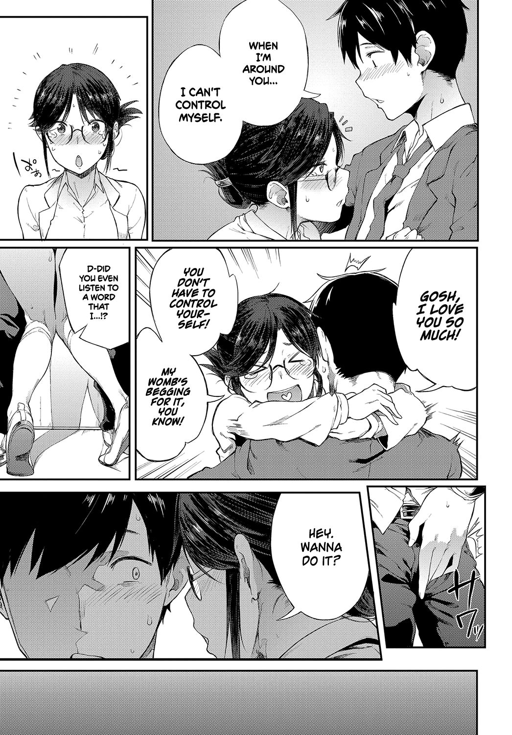 Sae-chan Sensei wa Gaman Dekinai | Professor Sae Can't Hold Herself Back page 9 full