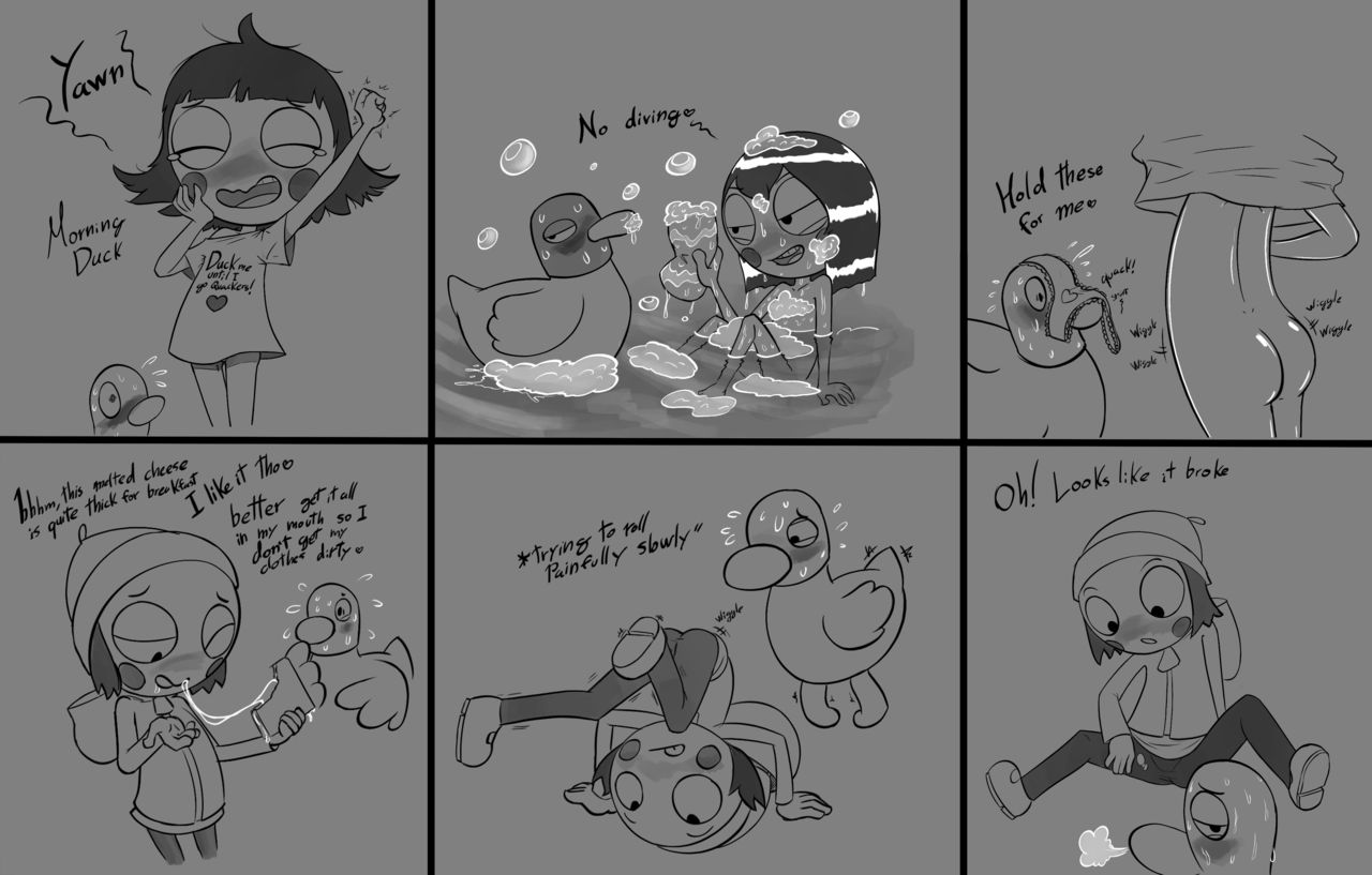 Sarah and Duck Gray Scale Set page 1 full
