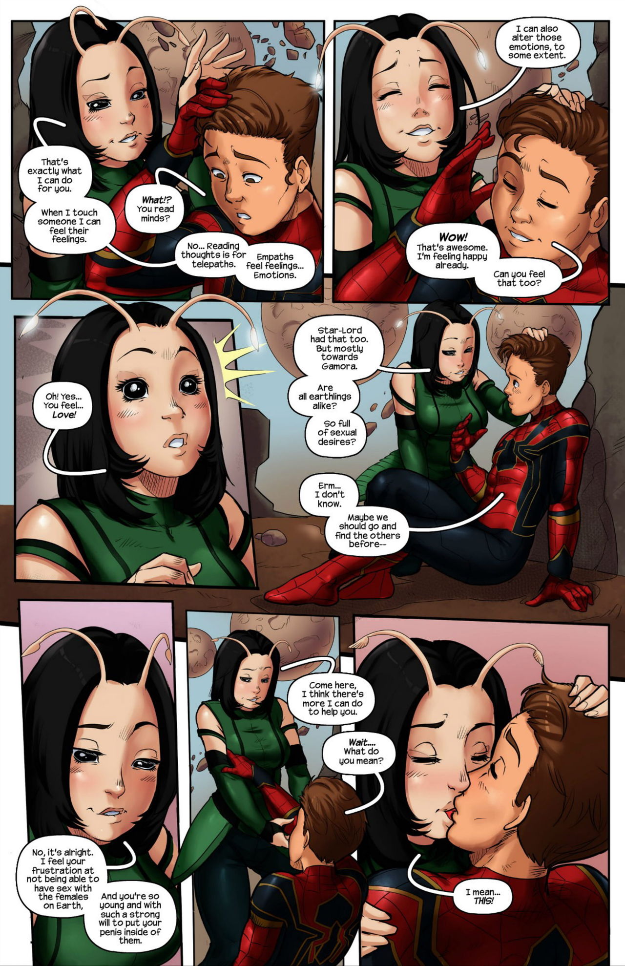 Tracyscops- Spider-man Infinity War page 4 full