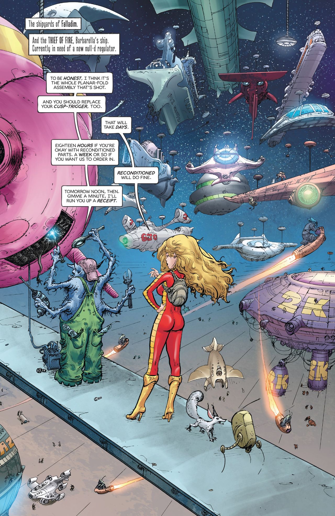 Barbarella #5 page 6 full