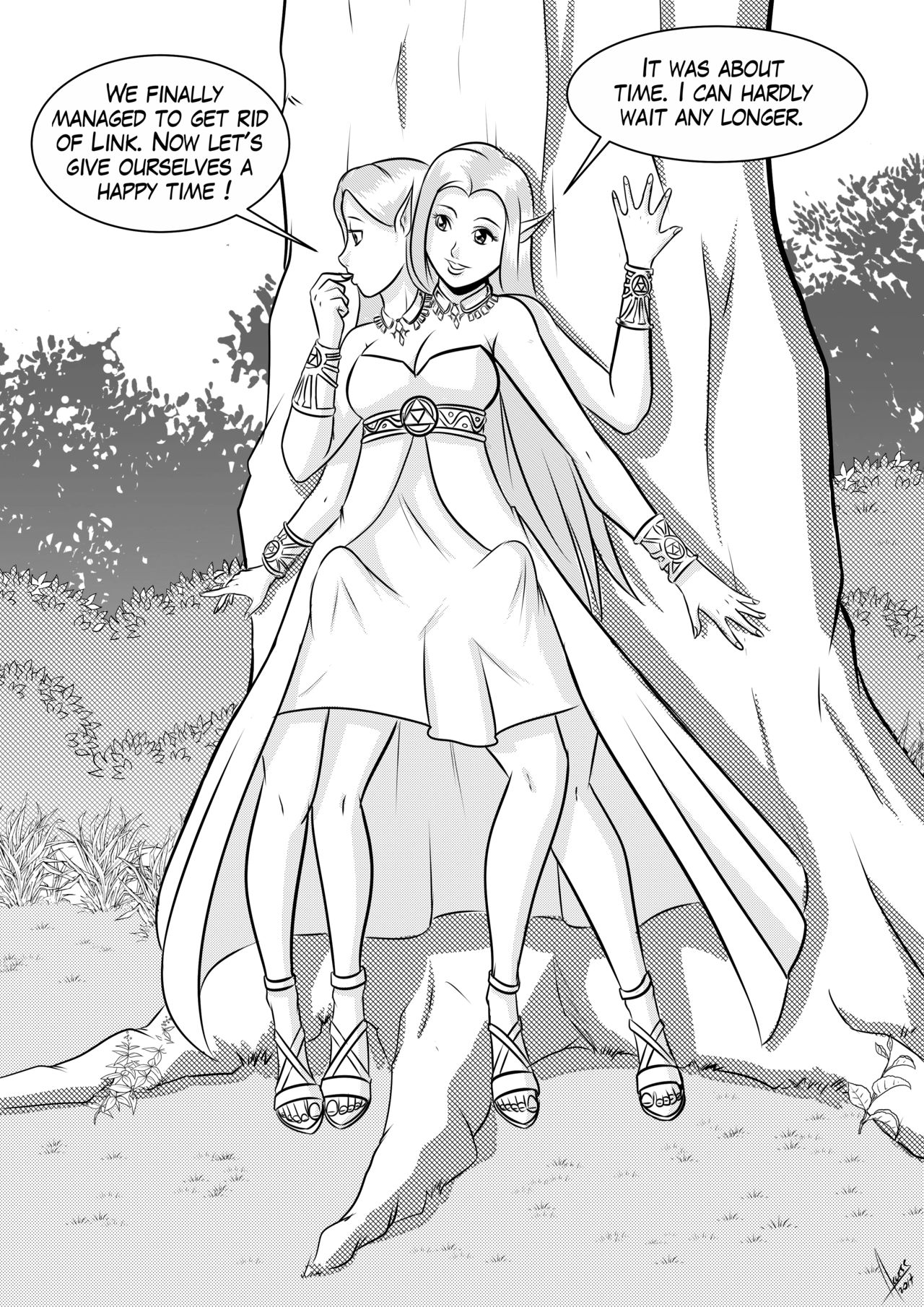 Zeldas page 1 full