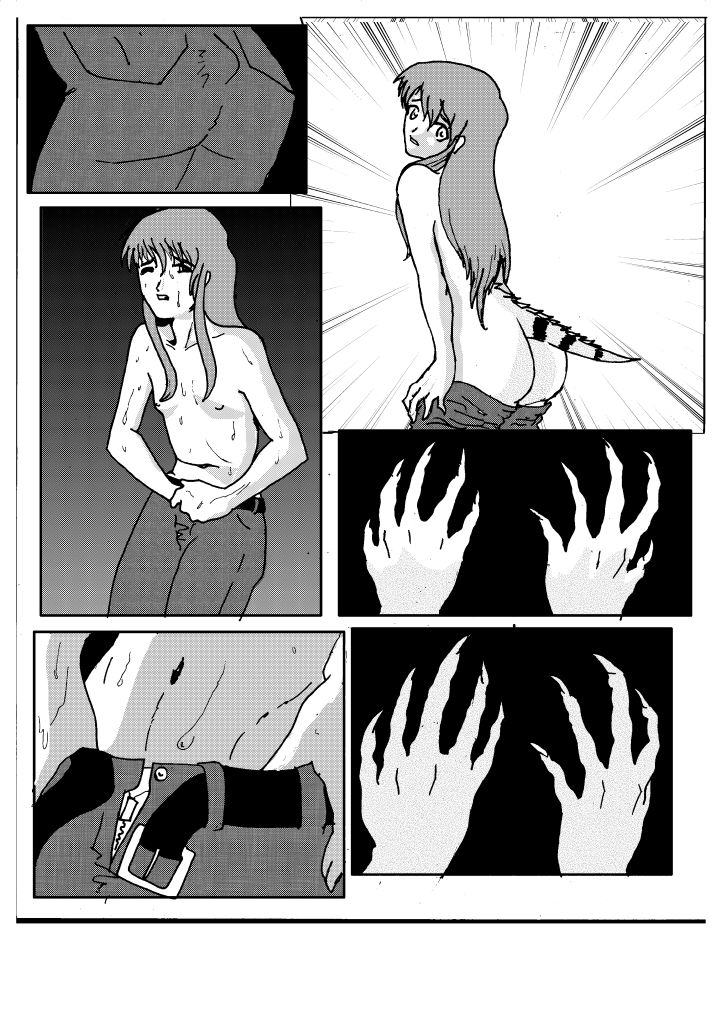 Girl turn to a anthro iguana page 8 full