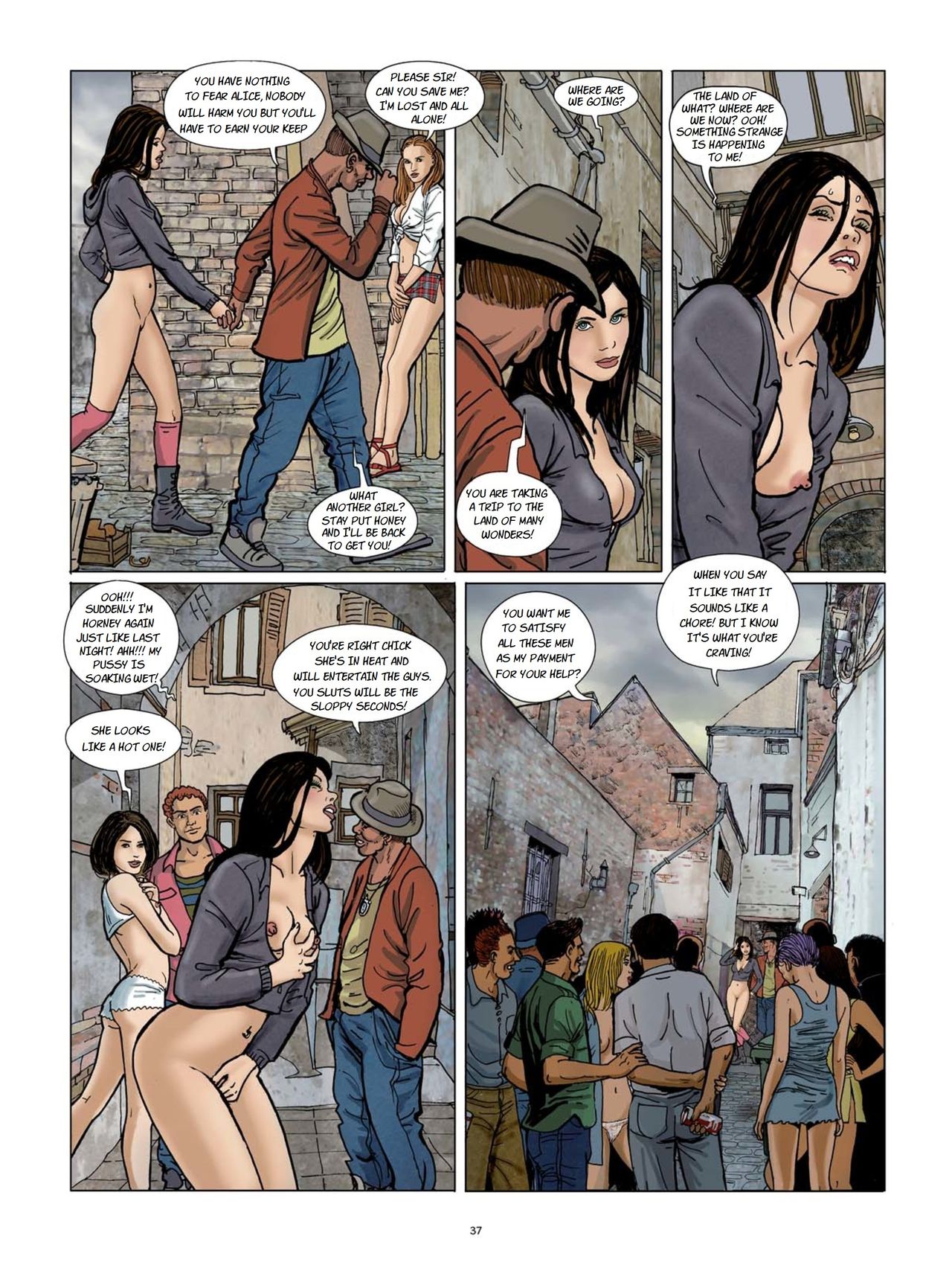 Children’s Stories for Perverts. Chapter Three Alice in Wonderland page 6 full
