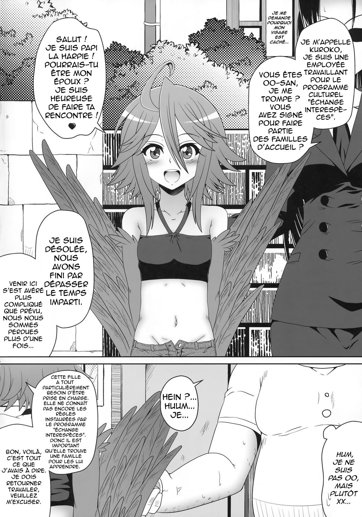 Harpy ga Tonari ni Iru Nichijou page 3 full