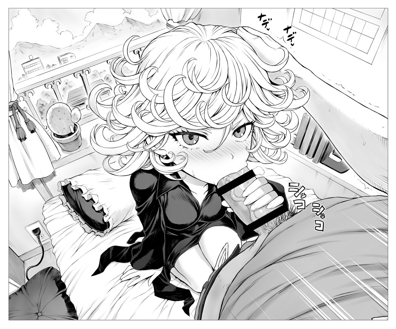 Date wa Tatsumaki-chan no Heya de Fella Shite Moraimasu + Kakutougi no Keriwaza ga Dekiru Kurai, Karada no Yawarakai Tatsumaki-chan to Sex | 데이트할 때는 타츠마키의 방에서 펠라를 받습니다 + 발차기를 잘 하는 만큼 몸이 유연한 타츠마키와 섹스 page 2 full