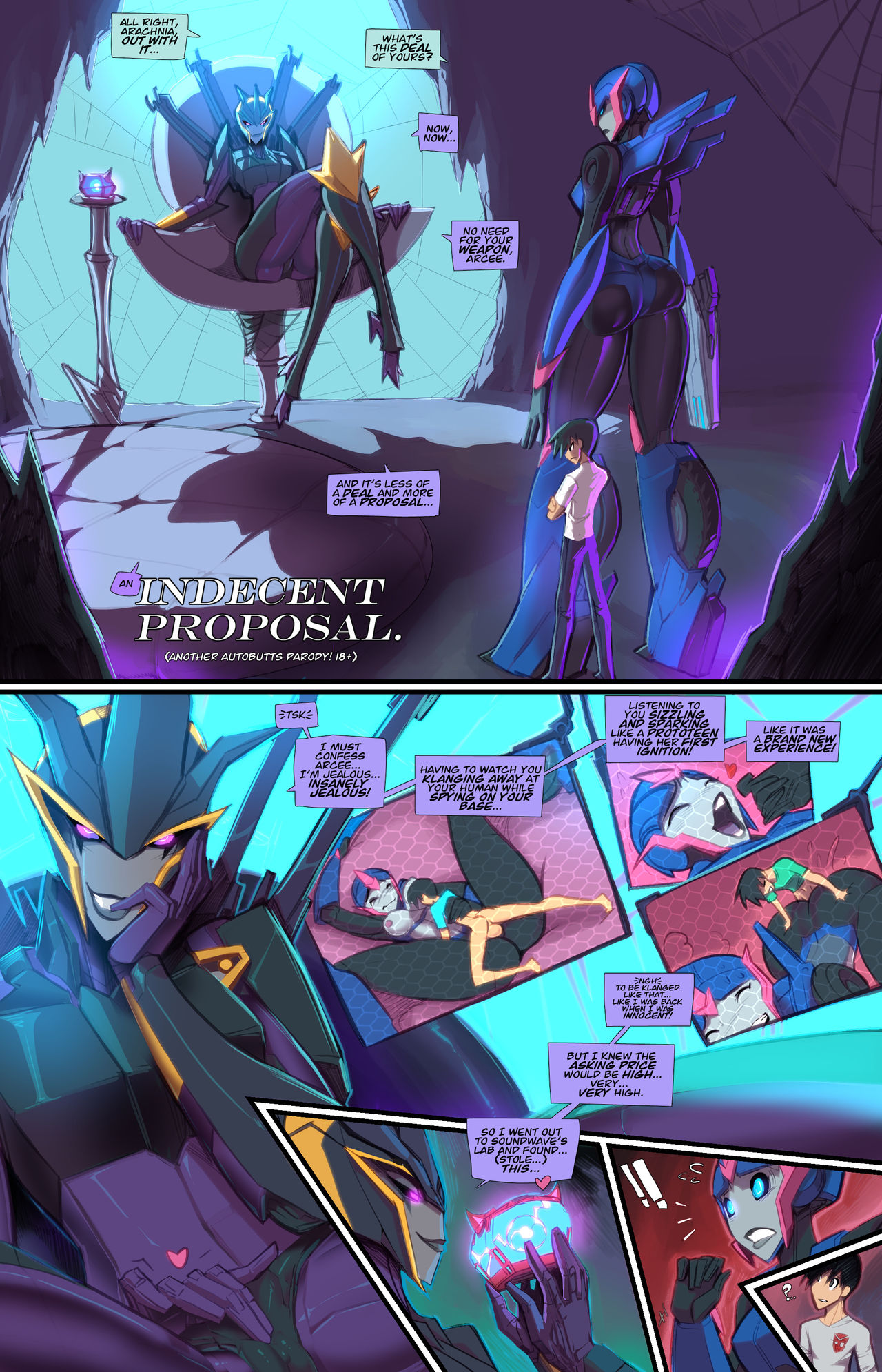 An Indecent Proposal. page 1 full