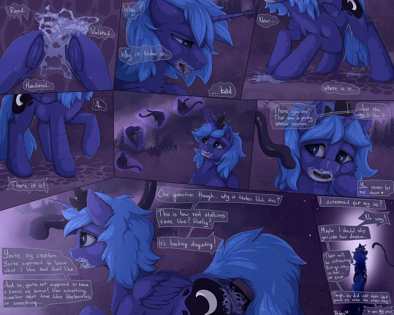 Princess Luna Tentacle Rape page 5 full