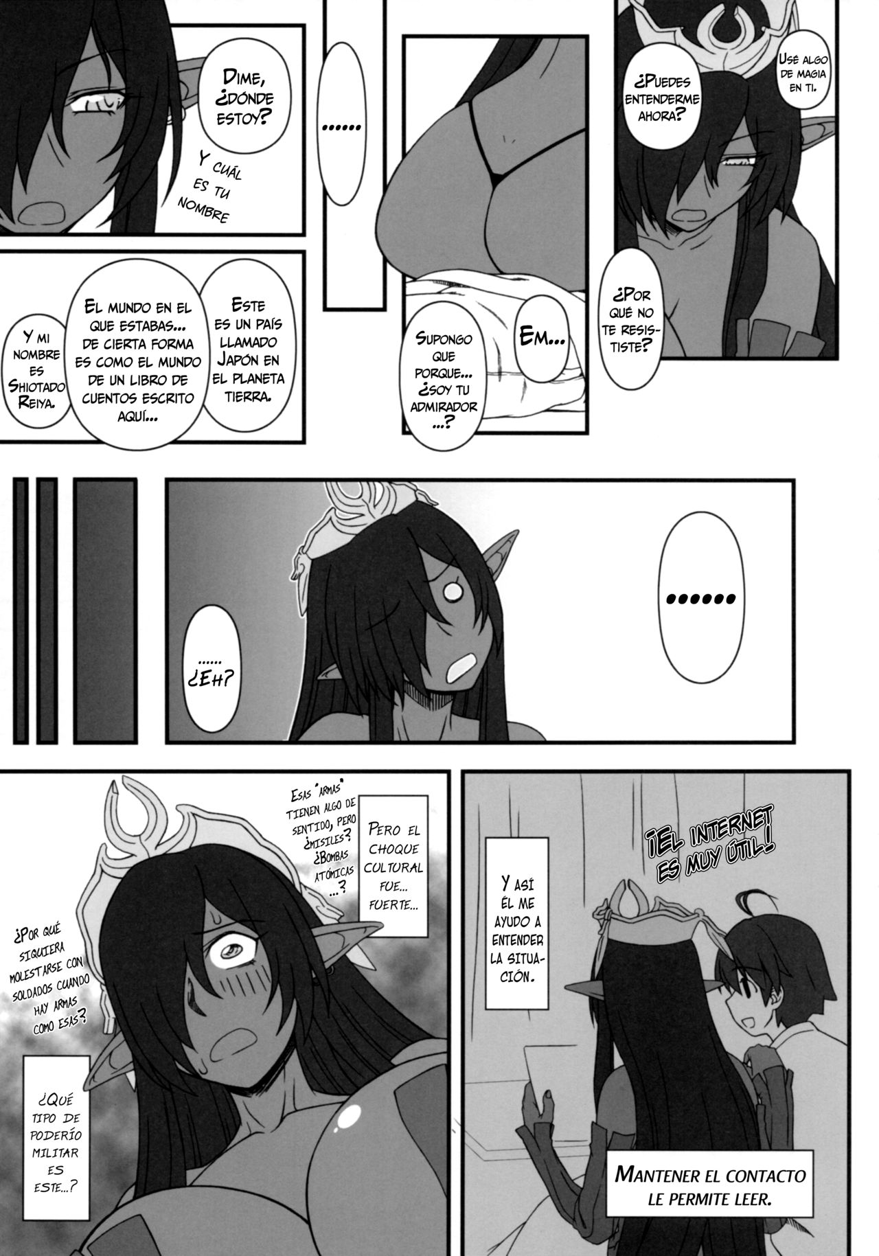 Kuro no Joou no Isekai Seikatsu | La vida en otro mundo de la reina oscura   =Vile= page 6 full