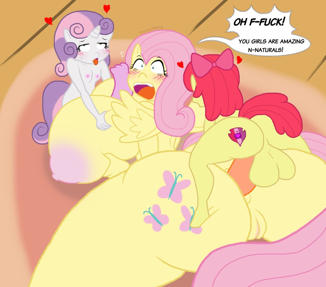 Fluttershy X Cutie Mark Crusaders page 4 full