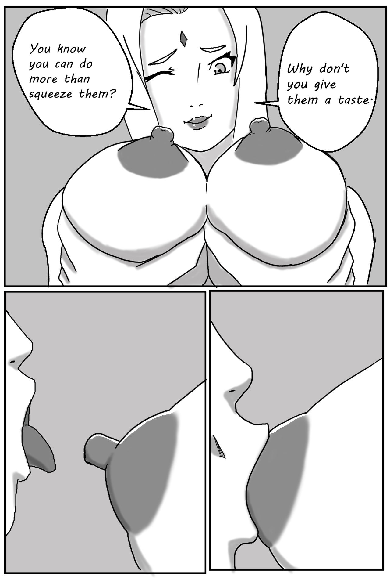 Naruto x Tsunade Comic page 7 full