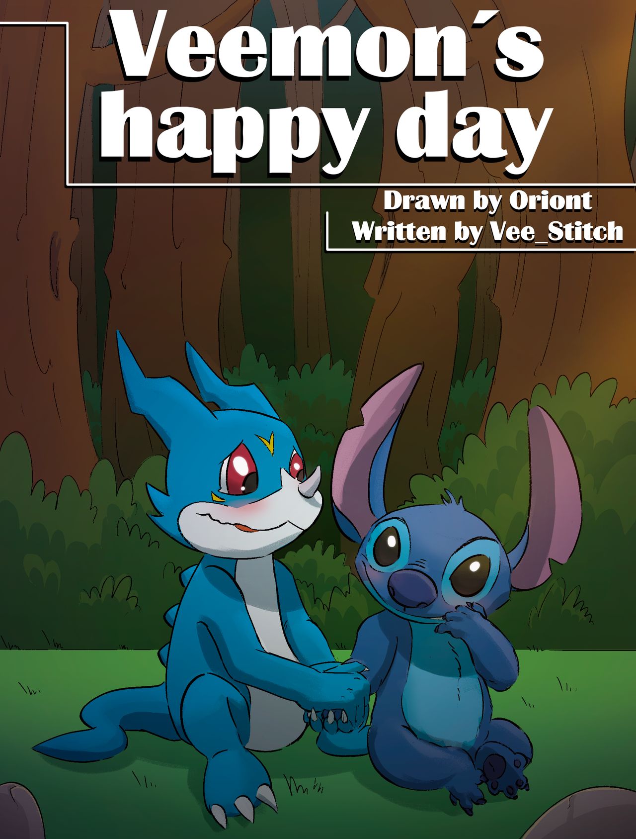Veemon's Happy Day page 1 full