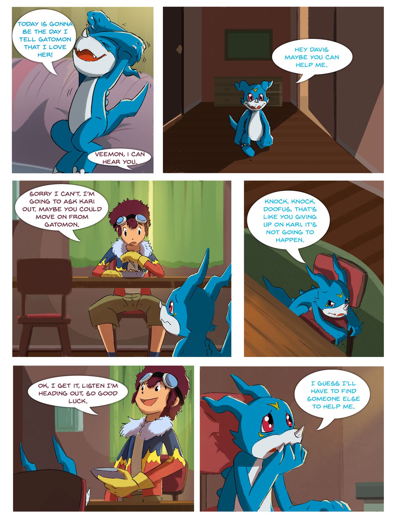 Veemon's Happy Day page 3 full
