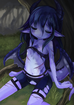 Haiboku Mamono Shoujo Mini CG Shou 1