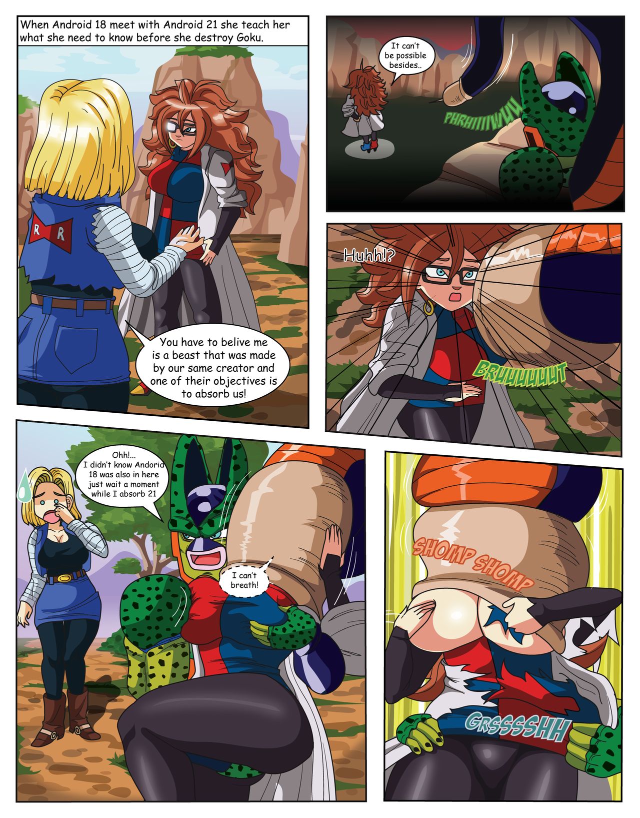 Android 21 Hentai Comic page 3 full