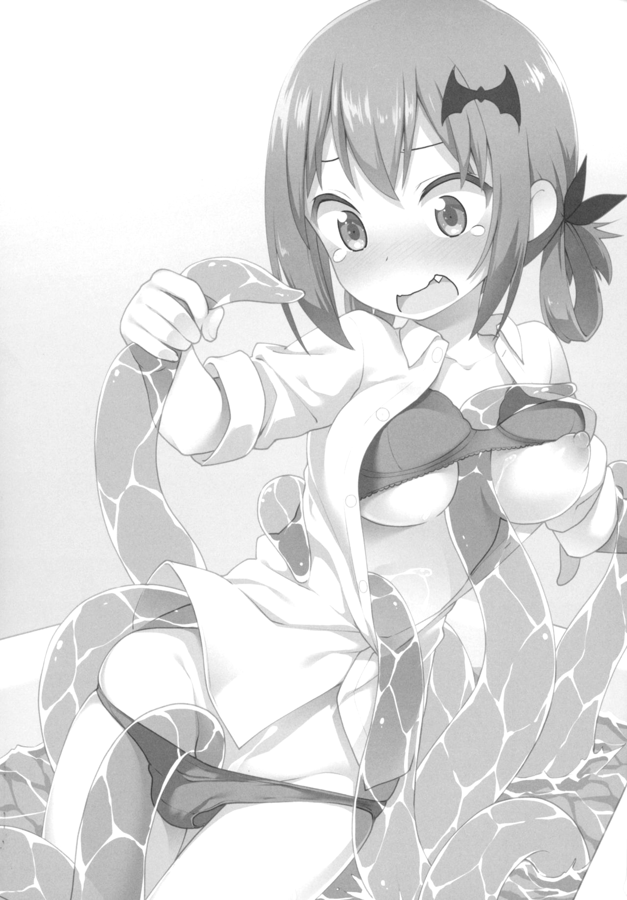 Satania VS Shokushuburo | Satania VS Tentacle Bath page 2 full