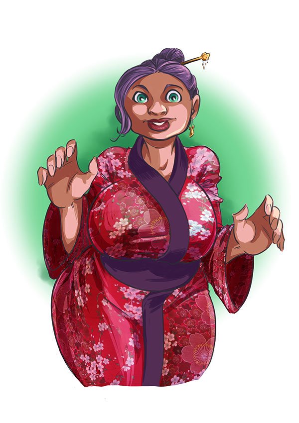 Sandy Pills yukata pics set page 1 full