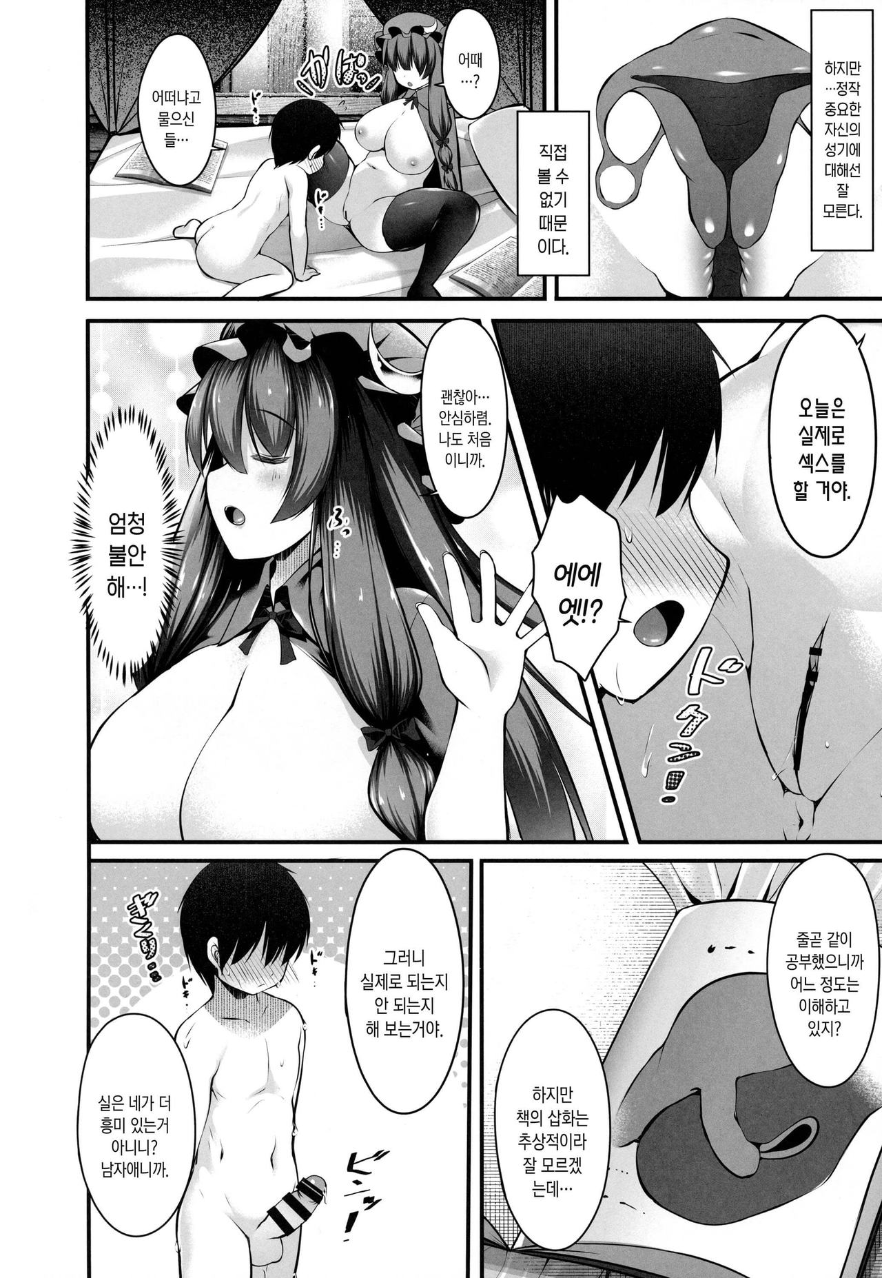 Patchouli to Manabu Hokentaiiku | 파츄리로 배우는 보건체육 page 7 full