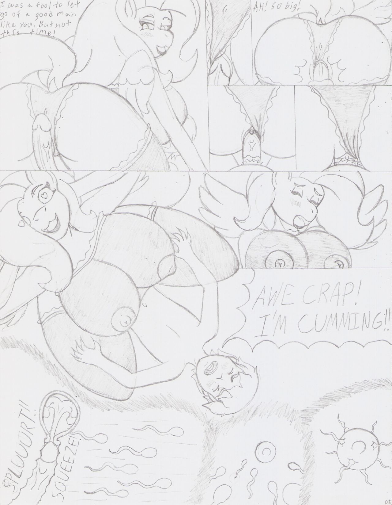 Love At First Milf  Sketch Comic page 6 full