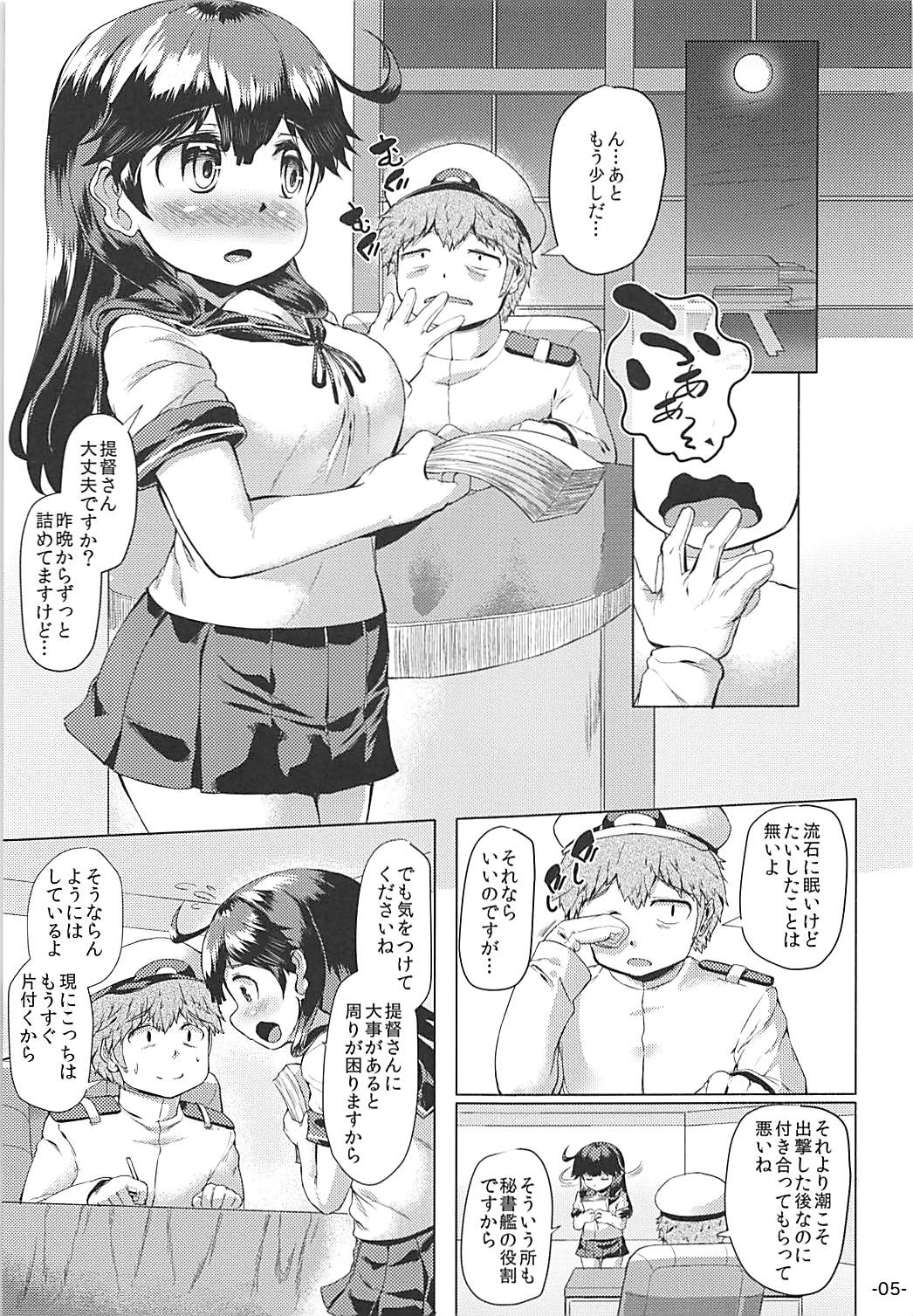 Hishokan Ushio wa Hitori de Nerezu. page 4 full