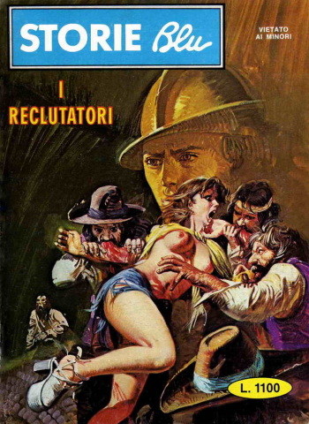 Storie Blu #038 Les recruteurs cover